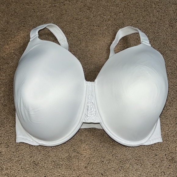 Vanity Fair Beauty Back Full Figure Back-Smoothing Underwire Bra 76380 White 38G - Picture 4 of 7